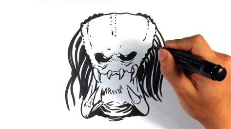 10+ Best For How To Draw Predator Mask Easy - Sarah Sidney Blogs