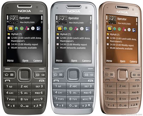 Nokia E52 pictures, official photos