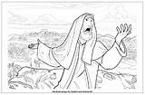 Sodom Coloring Bible Gomorrah Lot Pages Abraham Crafts Genesis Sunday  sketch template