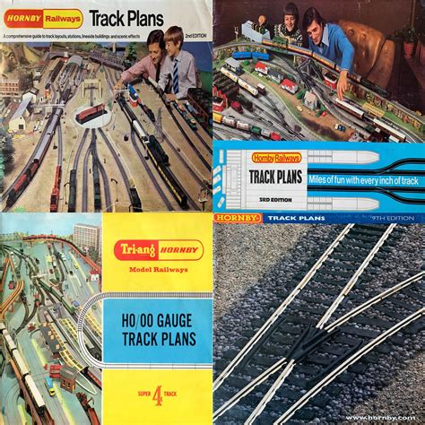 Hornby Track Plans OO gauge 00 scale model railway 130 layouts guides ...