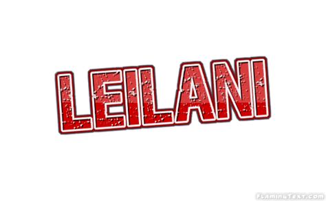 Leilani Logo | Free Name Design Tool from Flaming Text