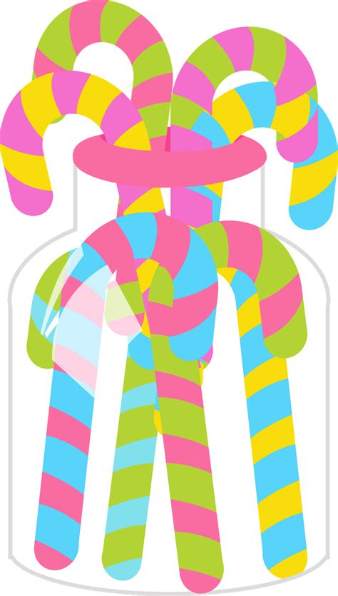 Doces E Balas - Candy Cane Candyland Clipart - Png Download - Full Size ...