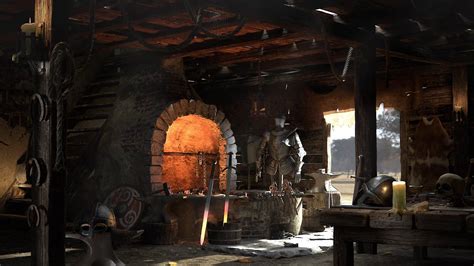 Maria Chiara Gatti - Demoreel | Blacksmith forge, Fantasy shop, Blacksmithing