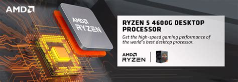 AMD Ryzen 5 4600G 6 Cores 4.2GHz Desktop Processor – tpstech.in