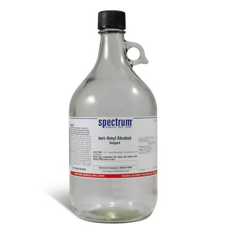 tert-Amyl Alcohol, 99%, Spectrum Chemical, Quantity: 2.5 L | Fisher Scientific