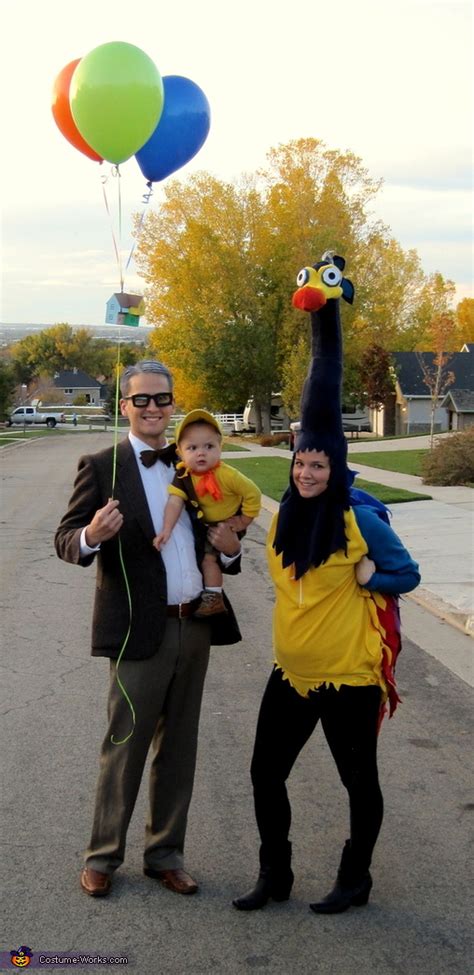 Mr. Fredrickson, Kevin, and Russel - Family Halloween Costume