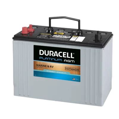 Duracell AGM Deep Cycle Marine and RV Battery , Group Size 31 - Sam's Club