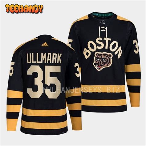 Boston Bruins Linus Ullmark 2023 Winter Classic Black Jersey