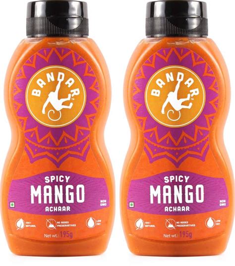 Bandar Spicy Mango Achaar (Pack of 2) Sauces Price in India - Buy ...