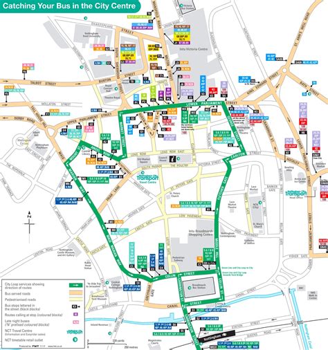 Nottingham Tram Routes Map