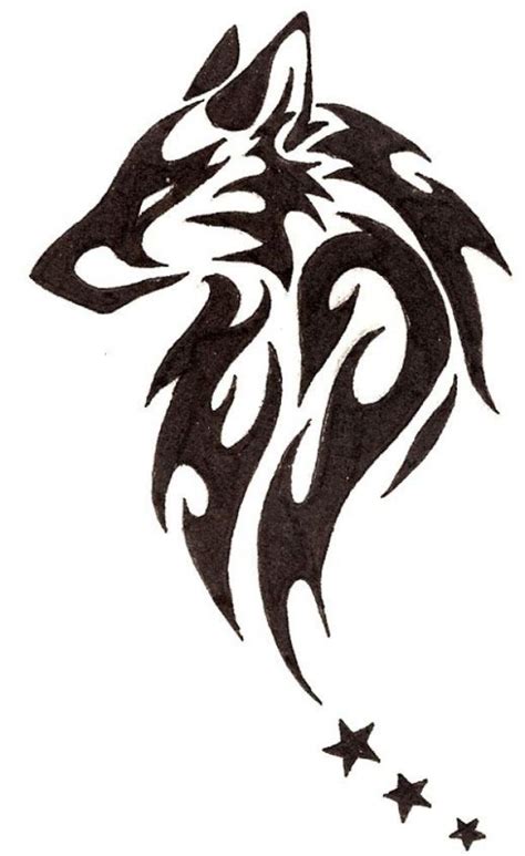 25 Tribal Animal Tattoo Designs throughout Tribal Tattoo | Tribal wolf ...