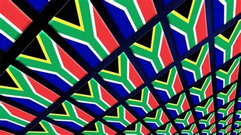 South Africa Flag Animated Background 3d... | Stock Video | Pond5