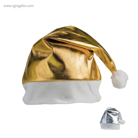 Gorro navidad metalizado Papa Noel - RG Regalos publicitarios