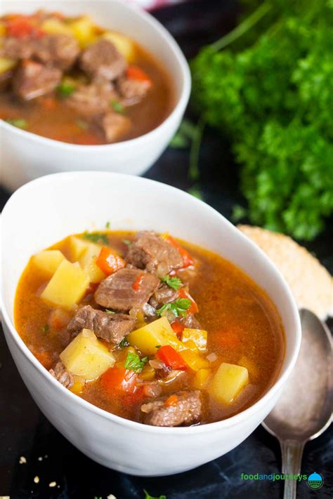 German Goulash Soup (Gulaschsuppe) | Food and Journeys