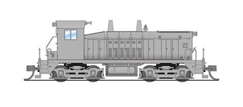 3872 EMD NW2, Unpainted, Paragon3 Sound/DC/DCC – TexNrails.com