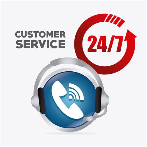 24-7 Customer service support emblems 671147 Vector Art at Vecteezy