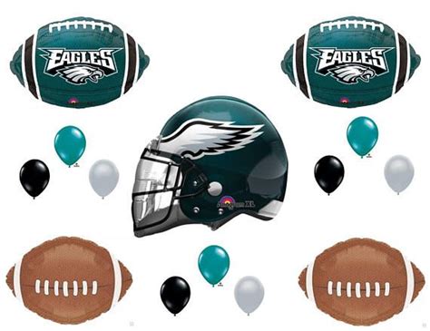 Philadelphia Eagles Football Game Birthday Party Balloons | Philadelphia eagles helmet, Balloon ...