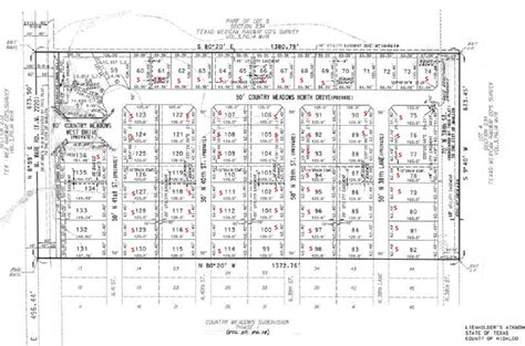 Plat Maps | Country Meadows Estates