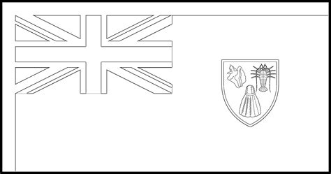 Turks and Caicos Islands Flag Colouring Page – Flags Web