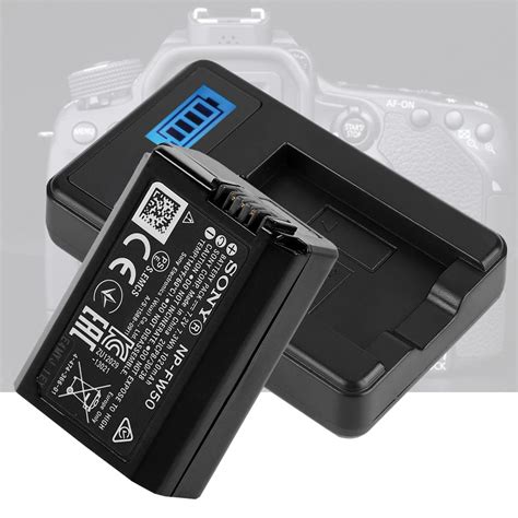 8.4V Single Battery Charger Charging with Digital LCD Display for Sony Alpha A6000 A6300 A6500 ...