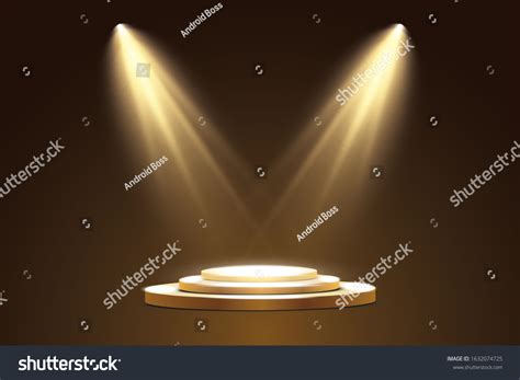 Collection Stage Lighting Catwalk Platform Transparent Stock Vector (Royalty Free) 1632074725 ...