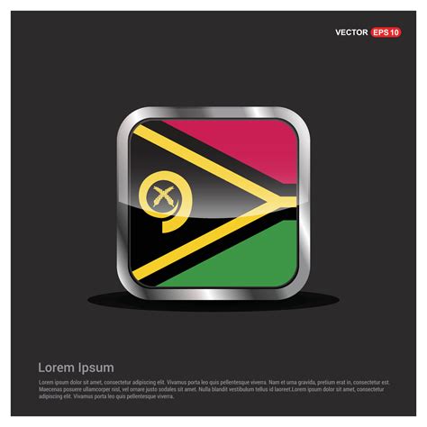 Vanuatu Flag design vector 14058976 Vector Art at Vecteezy