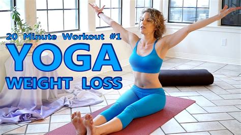 Yoga For Weight Loss & Flexibility Day 1 Workout - Fat Burning 20 ...