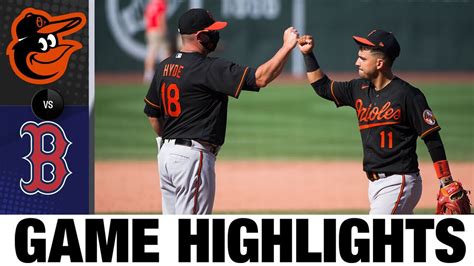 Orioles score five early runs in 7-2 win | Orioles-Red Sox Game ...