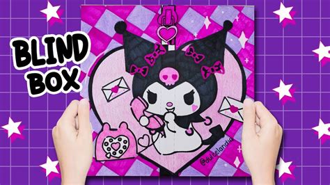 Blind Bag paper 💜 Kuromi 👾 Relaxing ASMR Unboxing SANRIO Blind Bags! | satisfying opening blind ...