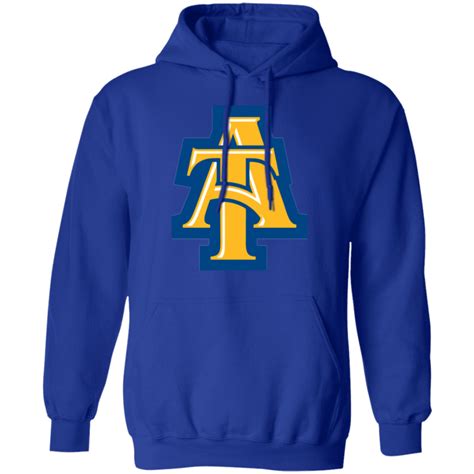 NCAT North Carolina A&T Aggies Logo Pullover Hoodie