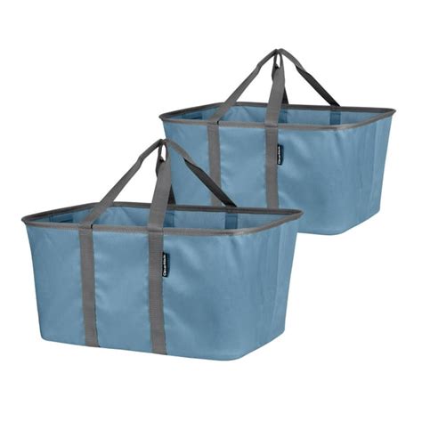 CleverMade Collapsible Fabric Laundry Baskets - Foldable Pop Up Storage Container Organizer Bags ...