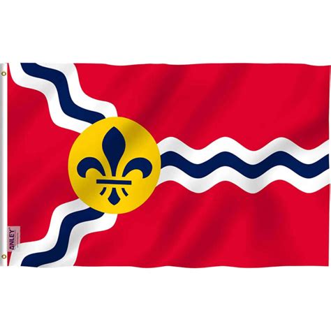 Fly Breeze 3x5 Foot Saint Louis Missouri Flags - Anley Flags