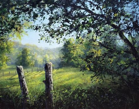 How To Paint A GRASSY MEADOW In ACRYLIC | Landscape paintings, Kevin ...