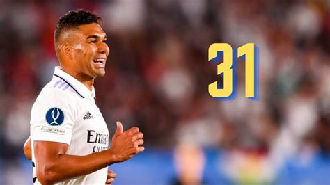 Casemiro - All 31 goals for Real Madrid (2016-22) with commentary - YouTube