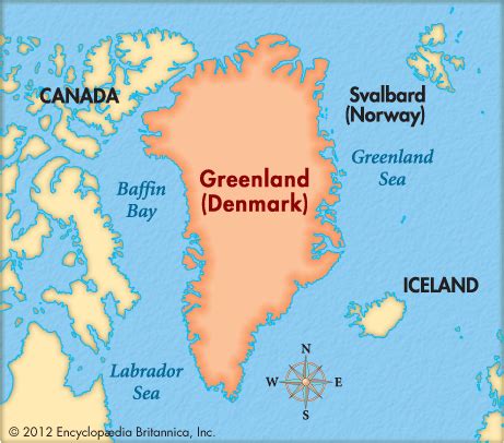 Map Greenland Denmark - Share Map