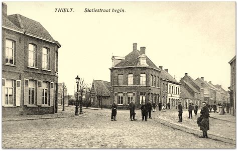 Tielt - Tielt " Begin Statiestraat " - Carte postale ancienne et vue d ...