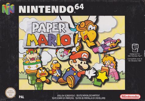 Paper Mario cover or packaging material - MobyGames