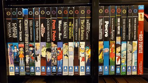 Finally completed my Studio Ghibli Blu-Ray collection : r/dvdcollection