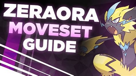 Zeraora Moveset Guide! How to use Zeraora! Pokemon Ultra Sun and Moon ...