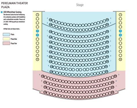 Kimmel Center Seat Chart | amulette