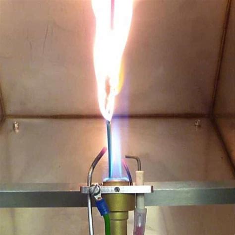 Flame Propagation Test for a Single Insulated Cable - Fire Testing Technology