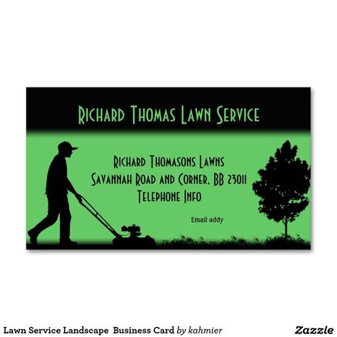 Lawn Service Landscape Business Card | Zazzle | Lawn service, Landscape services, Magnetic ...