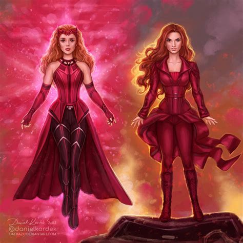 Scarlett Witch vs Dark Phoenix by daekazu on DeviantArt