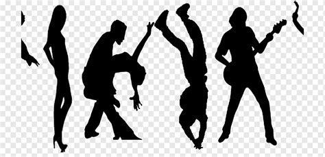 Britains Got Talent Dancers Silhouette Clipart