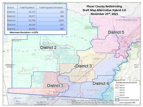 Placer County Approves Tentative Redistricting Map - City of Rocklin