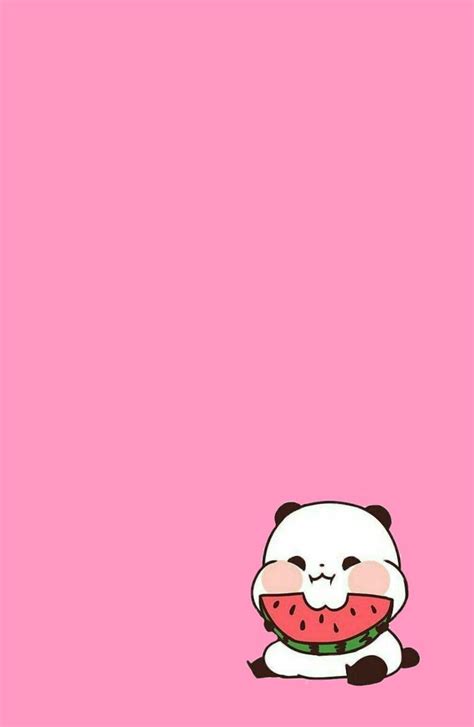 Kawaii Pink Panda Wallpapers - Wallpaper Cave