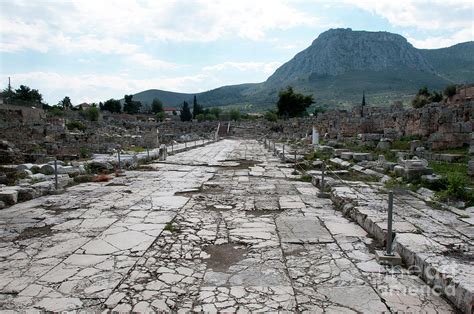 Ruins Of Corinth Photograph by Marco Ansaloni/science Photo Library - Fine Art America