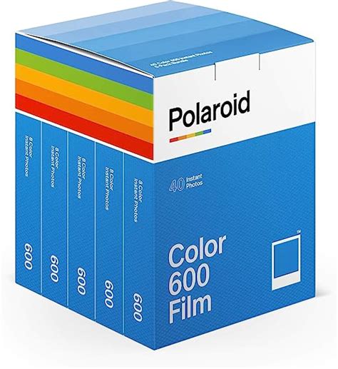 Polaroid Color 600 Film 5 Pack (40 Photos) (6013): Amazon.ca: Camera & Photo