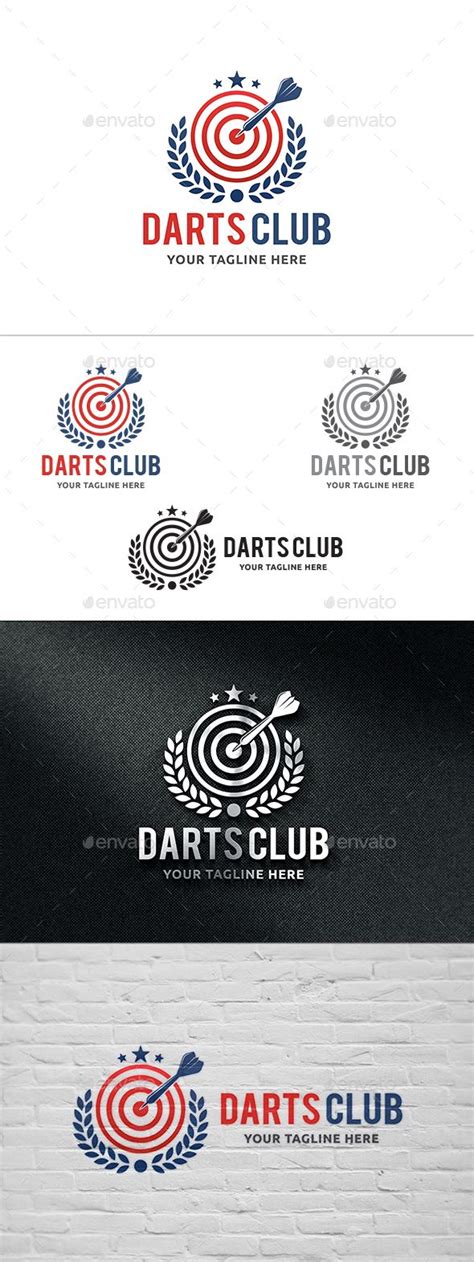 Darts Club Logo | Symbol logo, Logo design template, Darts