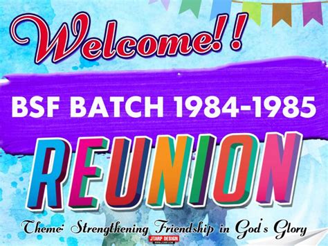 Reunion Tarpaulin Design